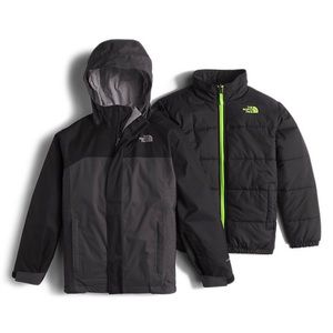 North Face boys boundary triclimate ski jacket